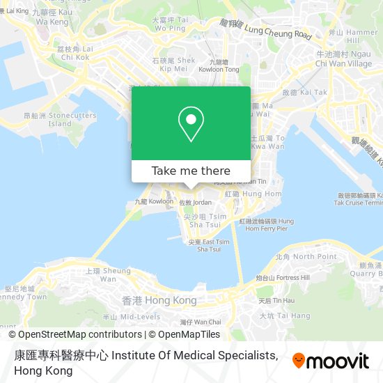 康匯專科醫療中心 Institute Of Medical Specialists map