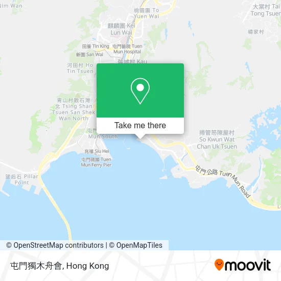屯門獨木舟會地圖