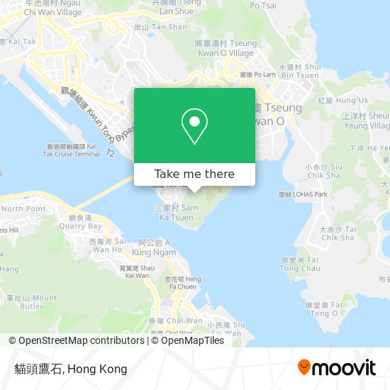 貓頭鷹石 map