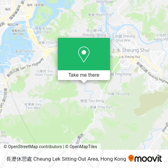 長瀝休憩處  Cheung Lek Sitting-Out Area地圖