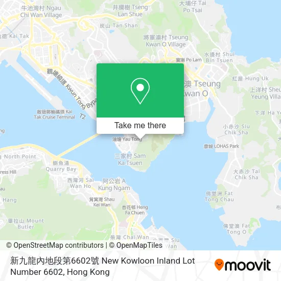 新九龍內地段第6602號 New Kowloon Inland Lot Number 6602地圖
