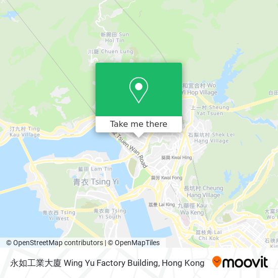 永如工業大廈 Wing Yu Factory Building地圖