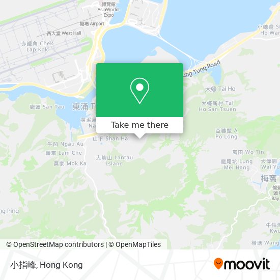 小指峰 map