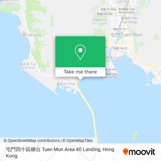 屯門四十區梯台 Tuen Mun Area 40 Landing map