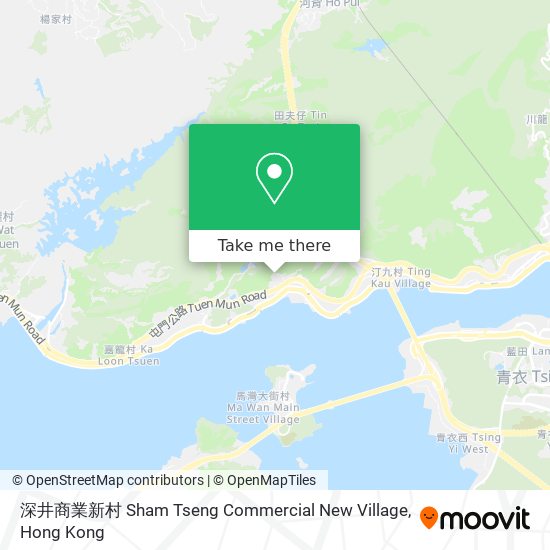 深井商業新村 Sham Tseng Commercial New Village map