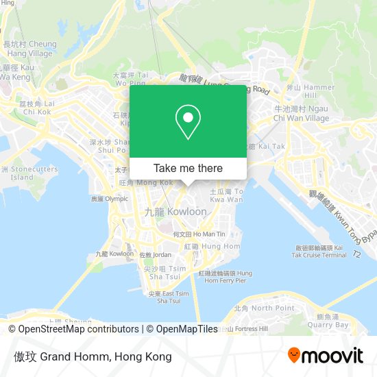 傲玟 Grand Homm地圖