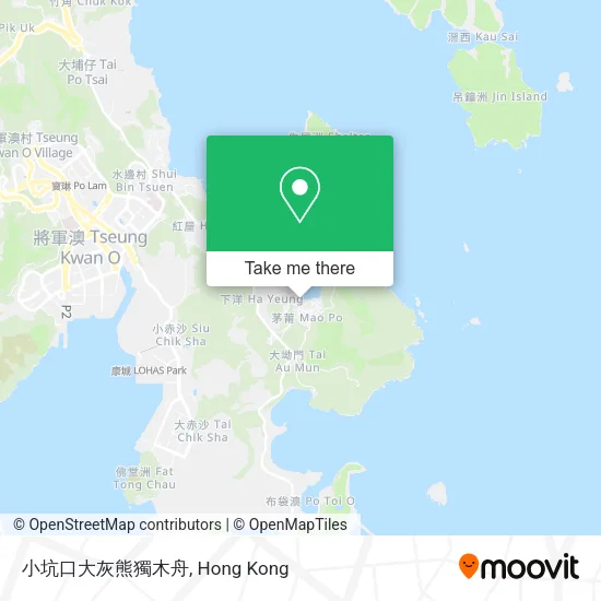 小坑口大灰熊獨木舟地圖