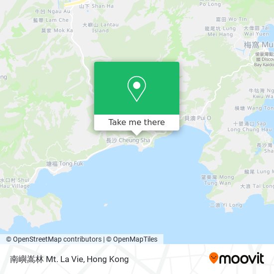 南嶼嵩林 Mt. La Vie map