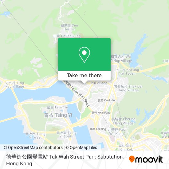 德華街公園變電站 Tak Wah Street Park Substation map