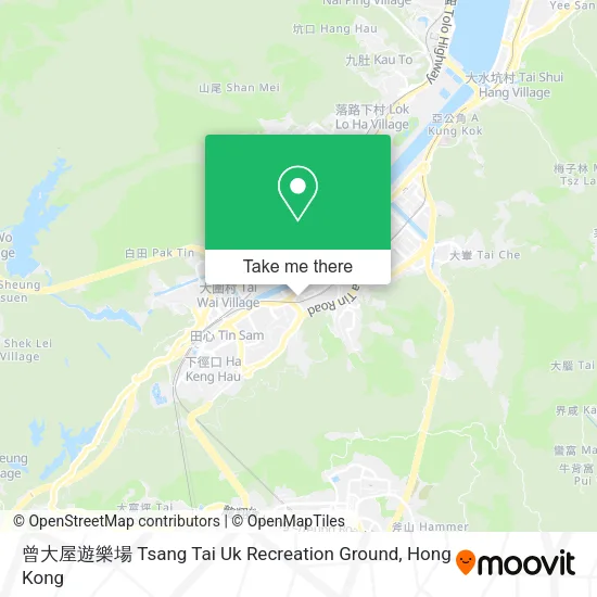 曾大屋遊樂場 Tsang Tai Uk Recreation Ground map