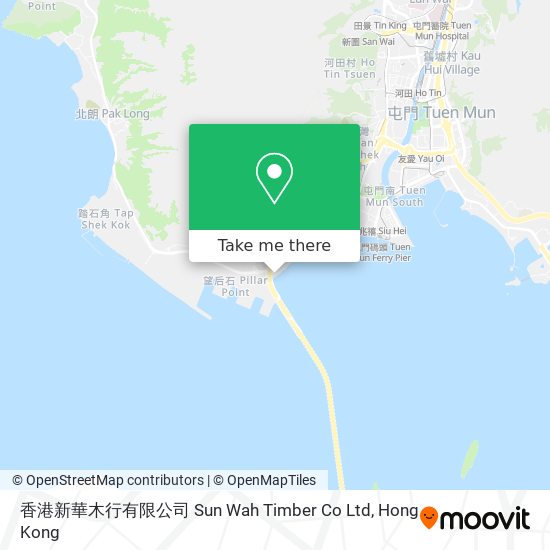香港新華木行有限公司 Sun Wah Timber Co Ltd map