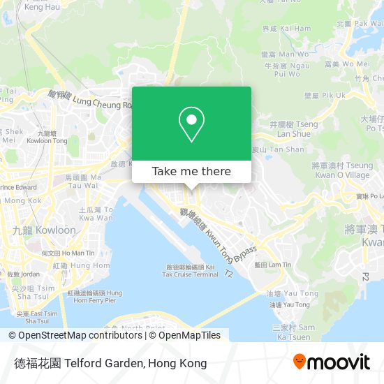 德福花園 Telford Garden map