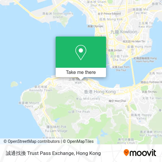 誠通找換 Trust Pass Exchange地圖