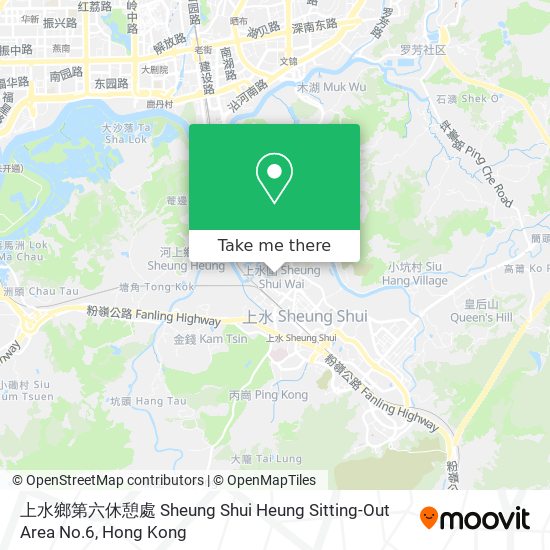 上水鄉第六休憩處 Sheung Shui Heung Sitting-Out Area No.6 map