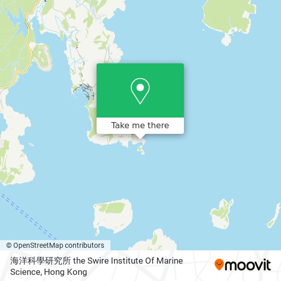 海洋科學研究所 the Swire Institute Of Marine Science map