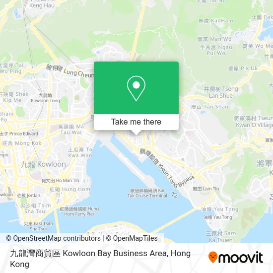 九龍灣商貿區 Kowloon Bay Business Area map