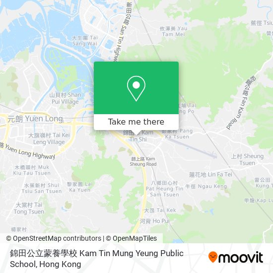 錦田公立蒙養學校 Kam Tin Mung Yeung Public School map