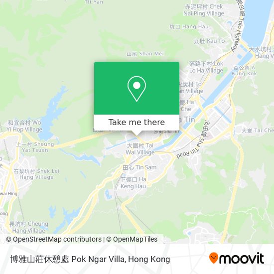 博雅山莊休憩處 Pok Ngar Villa地圖