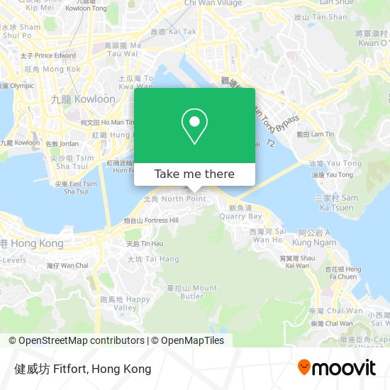 健威坊 Fitfort map