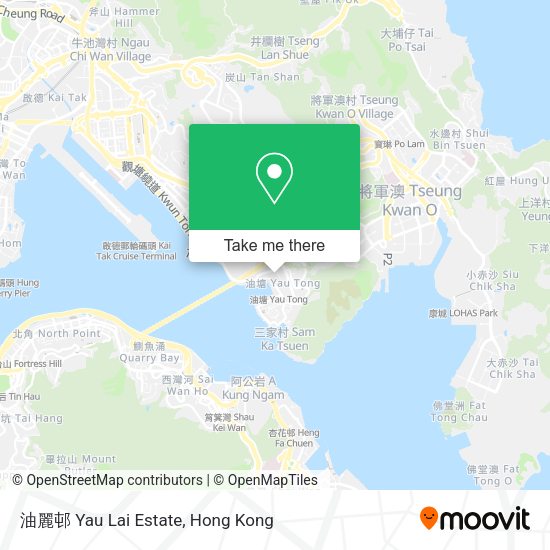 油麗邨 Yau Lai Estate地圖
