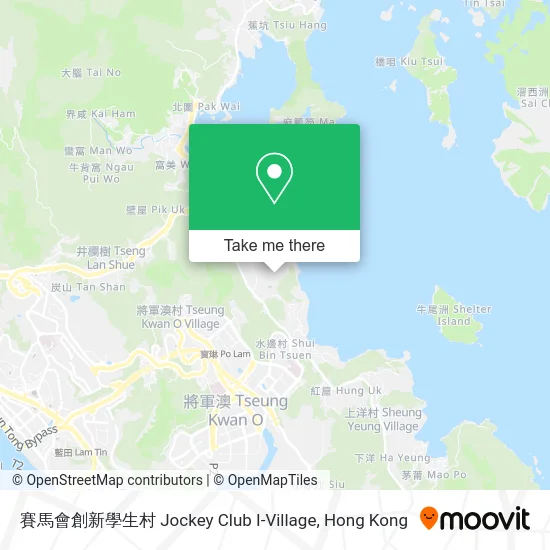 賽馬會創新學生村 Jockey Club I-Village map