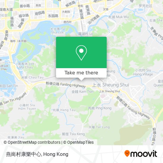 燕崗村康樂中心 map