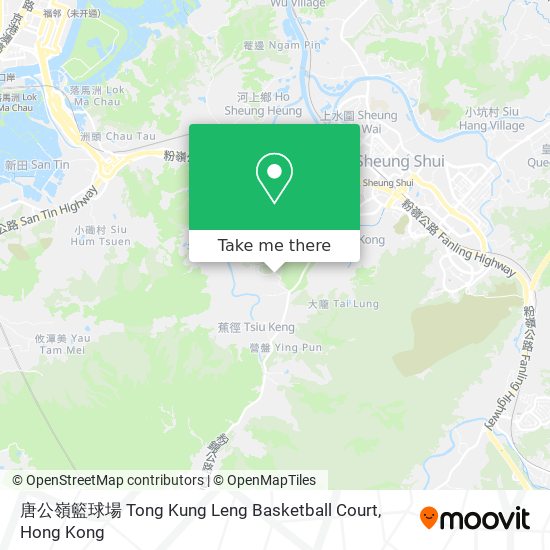 唐公嶺籃球場 Tong Kung Leng Basketball Court map