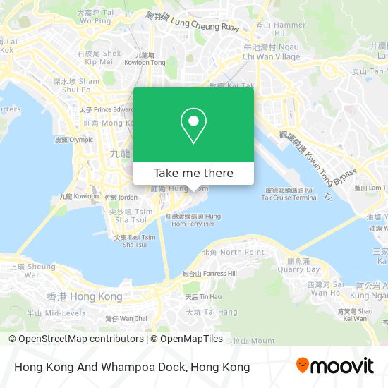 Hong Kong And Whampoa Dock map