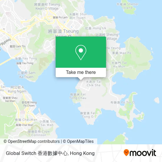 Global Switch 香港數據中心地圖