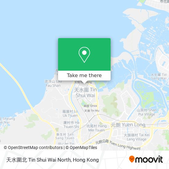 天水圍北 Tin Shui Wai North map