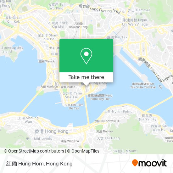紅磡 Hung Hom map