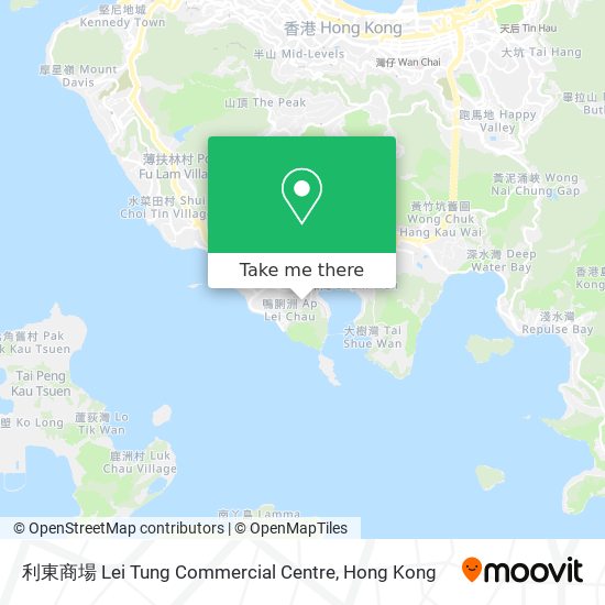 利東商場 Lei Tung Commercial Centre map
