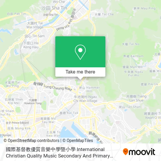 國際基督教優質音樂中學暨小學 International Christian Quality Music Secondary And Primary School map