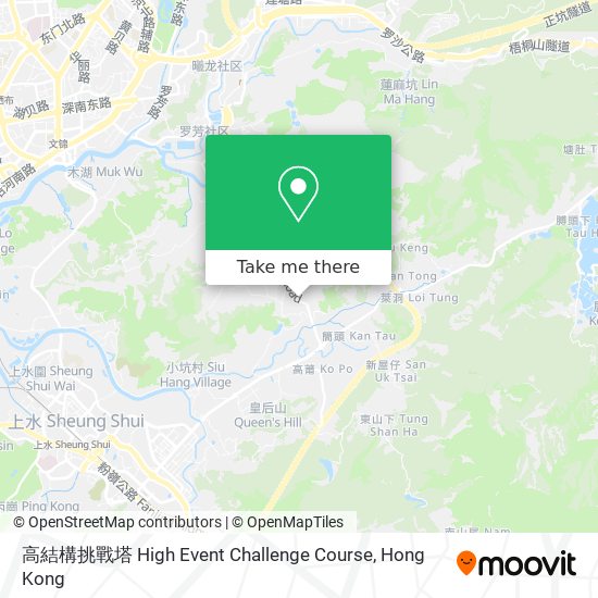 高結構挑戰塔 High Event Challenge Course map