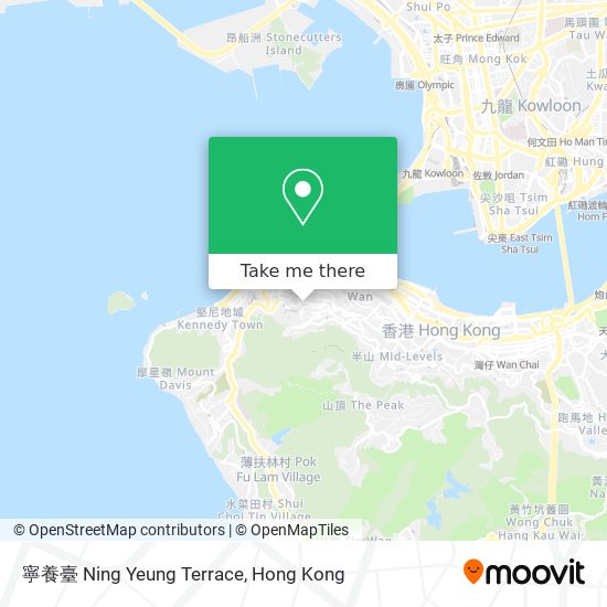 寧養臺 Ning Yeung Terrace map