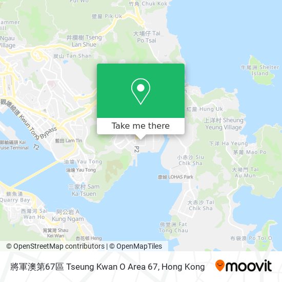 將軍澳第67區 Tseung Kwan O Area 67地圖