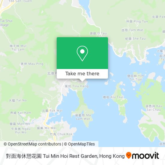 對面海休憩花園 Tui Min Hoi Rest Garden map