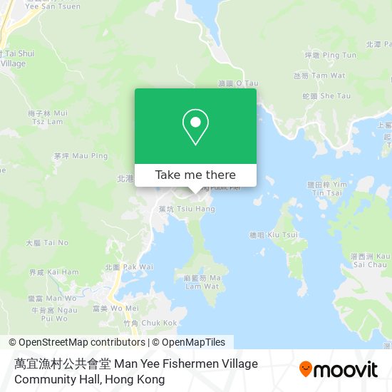 萬宜漁村公共會堂 Man Yee Fishermen Village Community Hall map