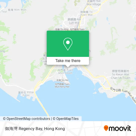 御海灣 Regency Bay map