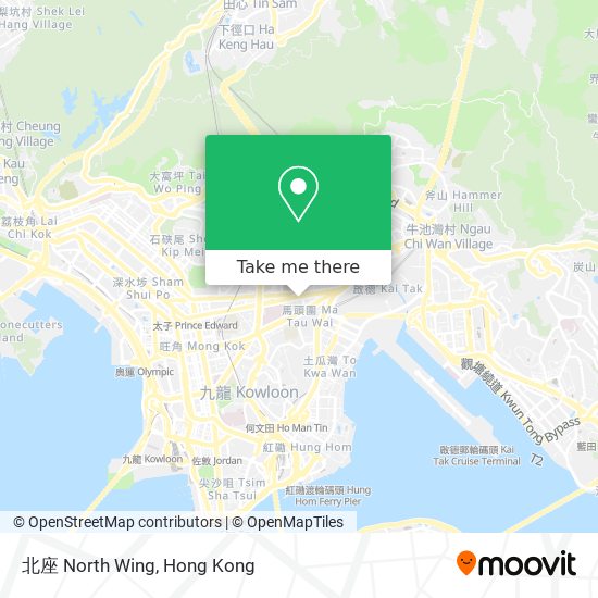 北座 North Wing map