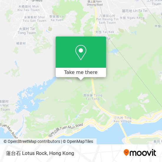 蓮台石 Lotus Rock map