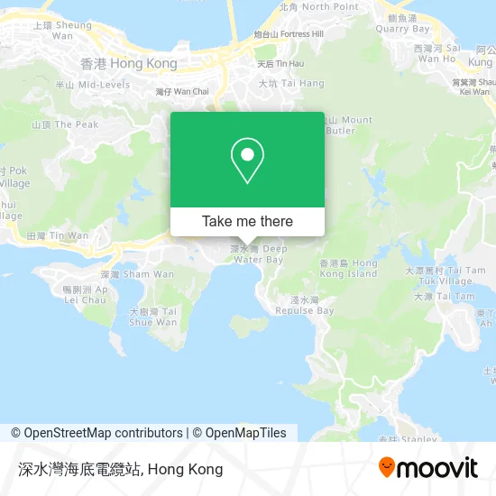 深水灣海底電纜站 map