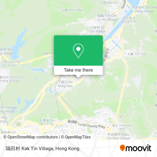 隔田村 Kak Tin Village map
