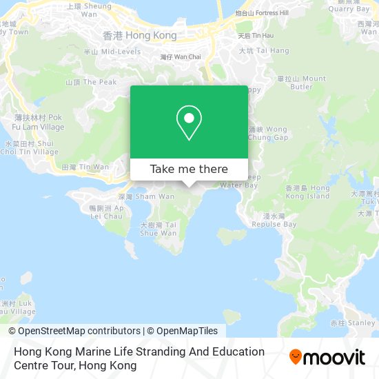 Hong Kong Marine Life Stranding And Education Centre Tour map