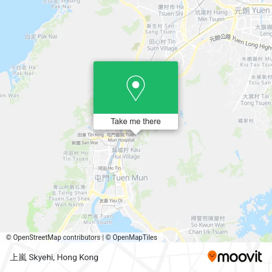 上嵐 Skyehi地圖