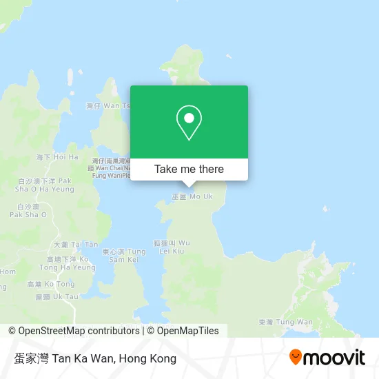 蛋家灣 Tan Ka Wan map