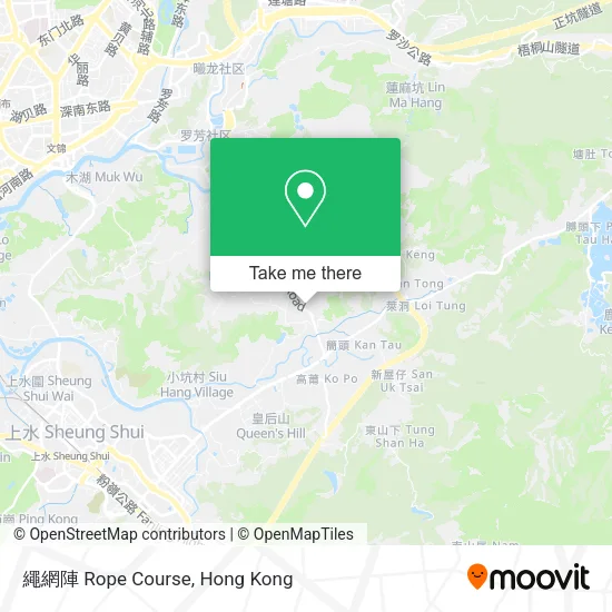 繩網陣 Rope Course map