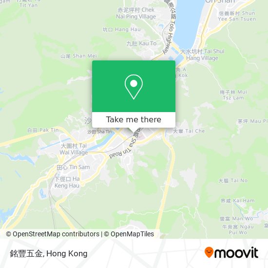 銘豐五金 map