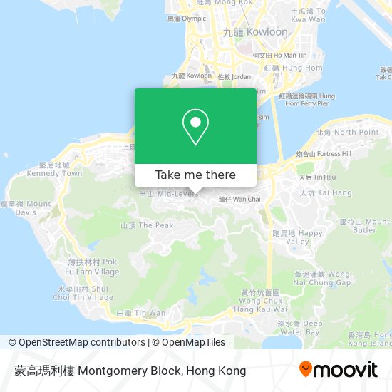 蒙高瑪利樓 Montgomery Block map