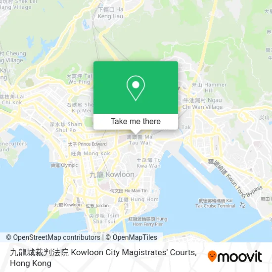 九龍城裁判法院 Kowloon City Magistrates' Courts map